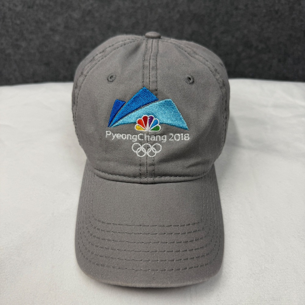 Team USA PyeongChang 2018 Olympics NBC Hat Grey Adjustable Dad Cap 18-772